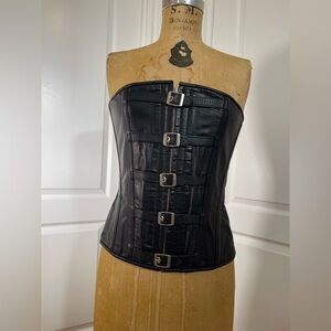 Leather Strapless Overbust Corset Northbound Leather